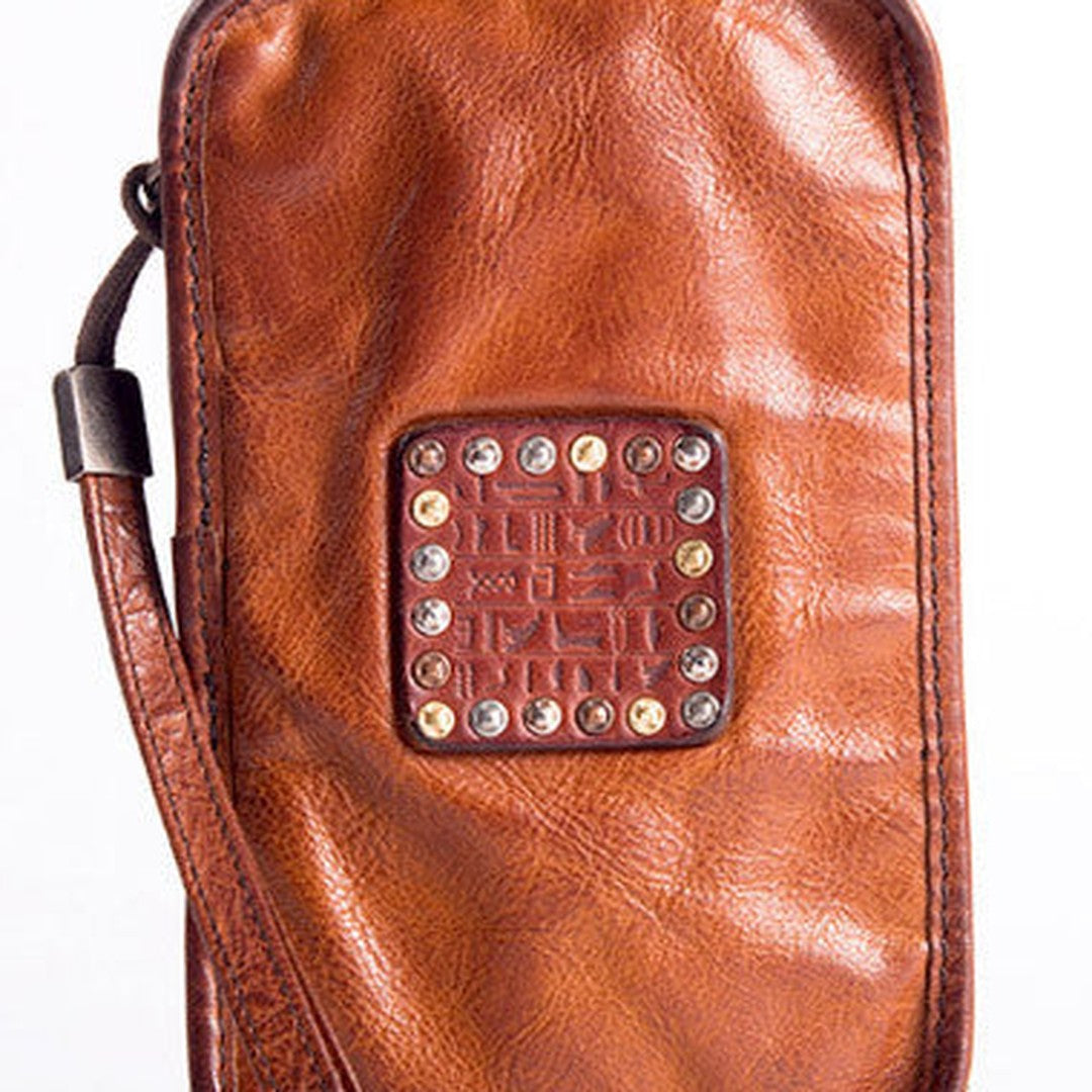Cool Leather mens wirstlet long wallet leather wristlet zipper clutch wallet for men