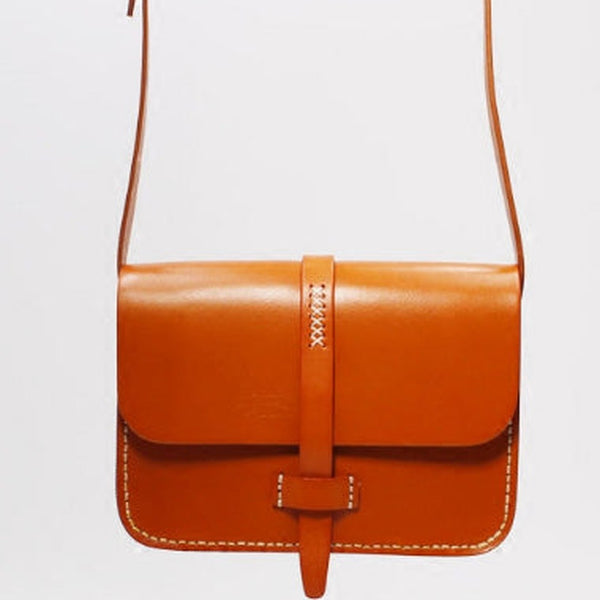 Handmade Leather Messenger Bag Crossbody Bag Shoulder Bag Purse for Women Leather Bag