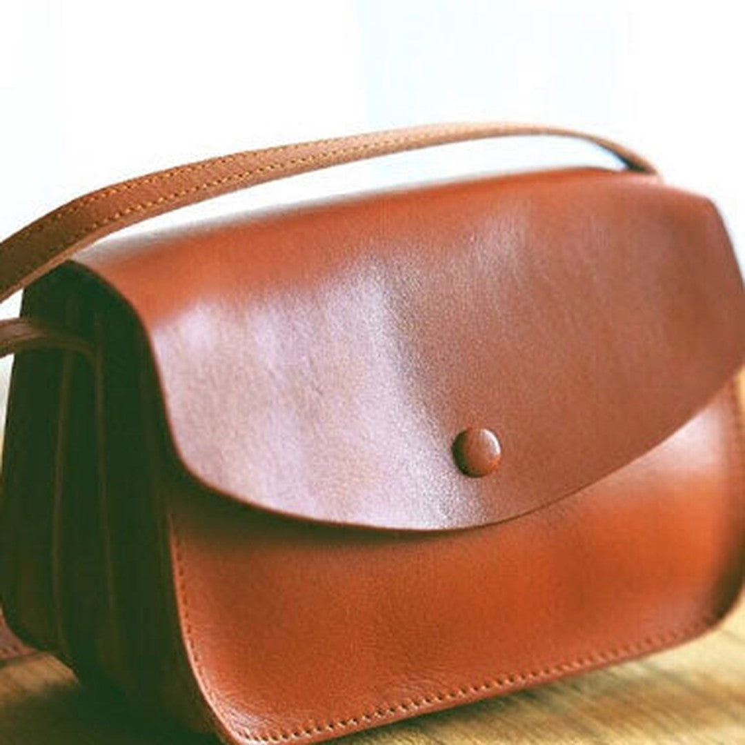 Handmade Leather phone purse organ for women crossbody bag leather shoulder bag