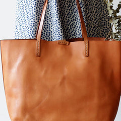 Handmade Leather handbag tote shopper bag for women leather shoulder bag