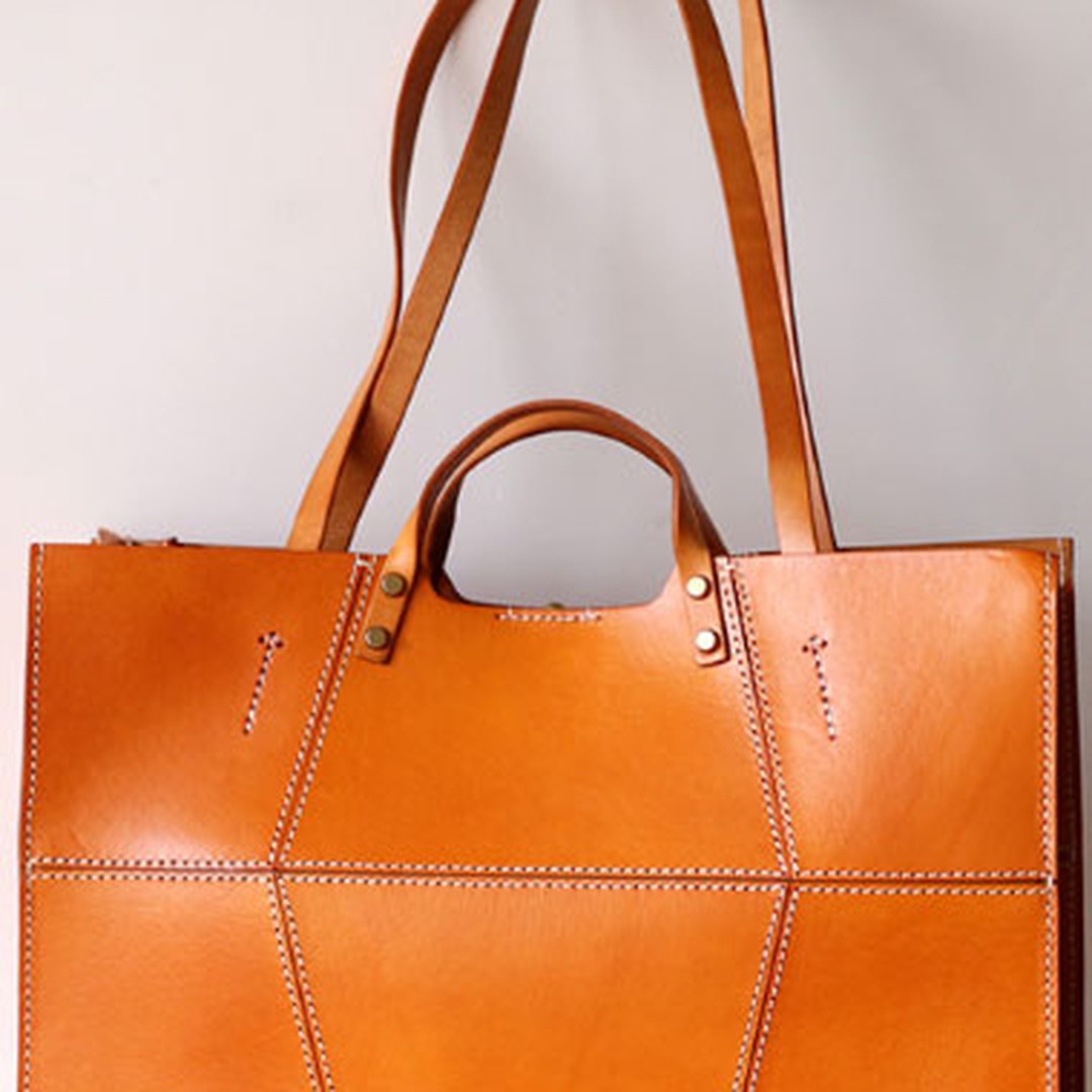 Handmade Leather handbag shopper bag for women leather shoulder bag