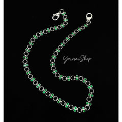 Green Wallet Chain for Women 