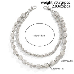 Diamond Wallet Chain Ball Wallet Chain for Men - iChainWallets