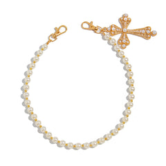 Pearl Gold Wallet Chain Womens Wallet Chain - iChainWallets
