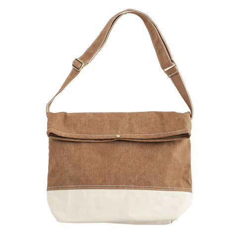 best canvas messenger bag​ Ladies Canvas Laptop Messenger Bag Khaki Canvas Messenger Bag for Women Large Crossbody Bag 