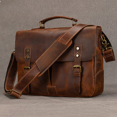 Classic Leather Briefcase for Men 