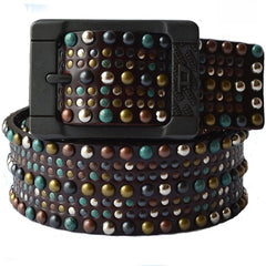 Handmade Genuine Leather Mens Belt Custom Cool Leather Men Black Belts for Men