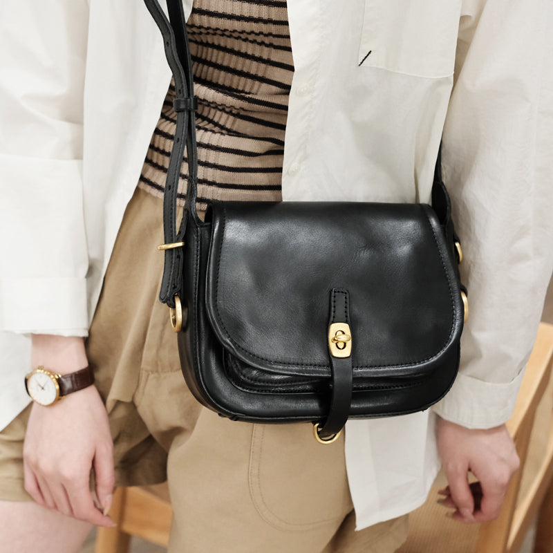 LT1662 - Miss Lulu Leather Look Cross Body Saddle Bag Brown LT1662 - Miss Lulu Leather Look Cross Body Saddle Bag Brown