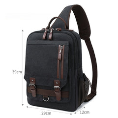 large sling bag School sling bags for men Canvas Large Sling Bag For Men sling backpacks