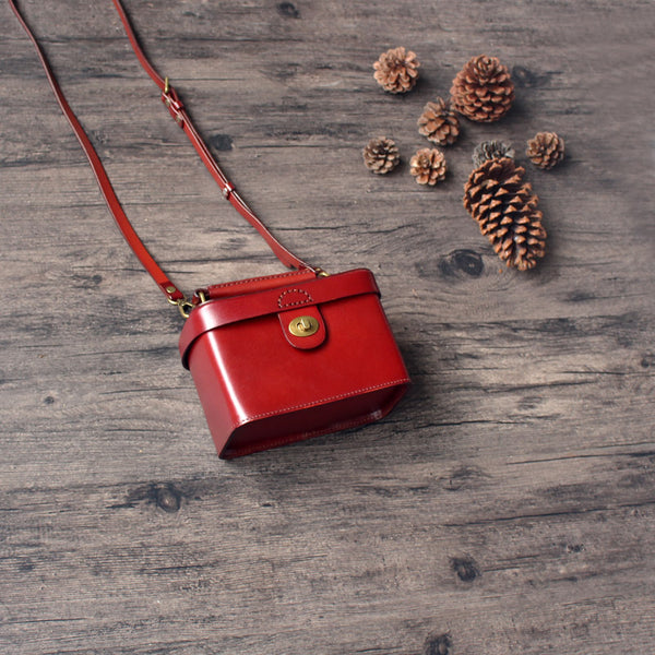 box shoulder bag​ Handmade Box Purses Handbags Leather Box Bag Box Crossbody Bag Womens Box Handbags