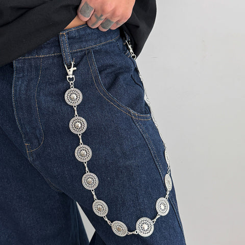 Openwork pattern Pants Chain Cool Wallet Chain - iChainWallets