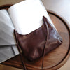 Vintage Brown Womens Small Saddle Shoulder Bag Small Side Bag Crossbody Purse for Ladies