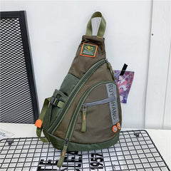 Leather Sling Backpack - Side View