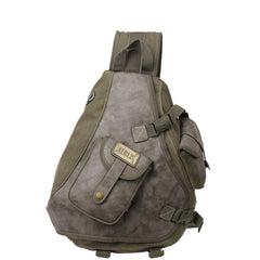 sling bag for big man military green color