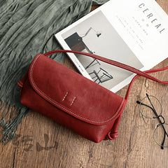 Cute Red Leather Small Crossbody bag for Women Leather Small Shoulder Bag for Women