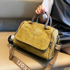 Light Green Convertible Canvas Handbag Crossbody Bag Canvas Convertible Backpack Shoulder Bag - Feltify