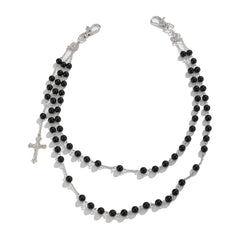 Gold Beaded Wallet Chain for Women 