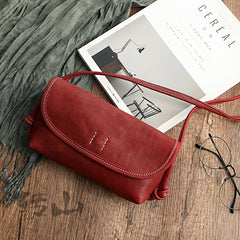 Cute Black Leather Small Crossbody bag for Women Leather Small Shoulder Bag for Women