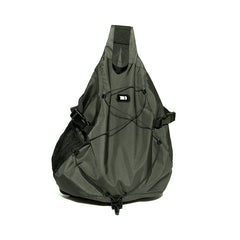 Green sling crossbody bag Travel Large Sling Bag For Big Men Nylon Large Sports Sling Bag For Big Men