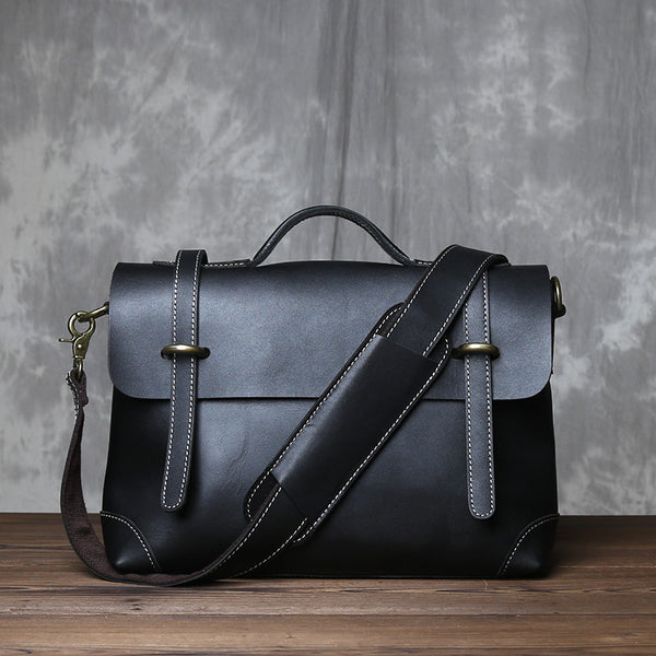 Brown Leather Briefcase Workbag for Men Leather Briefcases Men Mens Leather Brie AL03591022