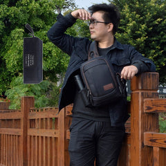 Sling Bag for Big Man - Large Sling Backpack - Large Sling Bag for Big Guys