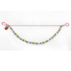 Cute Womens Fluorescein Plastics Jeans Chain Colorful - Bill Slots Detail