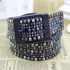 Handmade Genuine Leather Mens Belt Custom Cool Leather Men Black Belts for Men