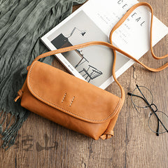 Cute Brown Leather Small Crossbody bag for Women Leather Small Shoulder Bag for Women