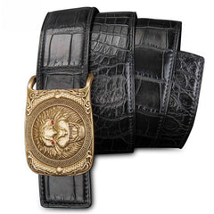 Handmade Cool Leather Mens Belt Leather Men Black Belts for Men