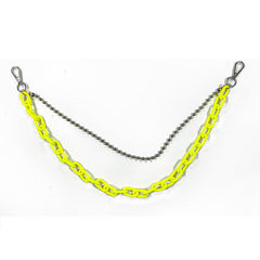 Cute Womens Fluorescein Plastics Jeans Chain Colorful - Back View