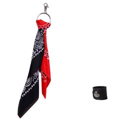 Black Paisley Bandana Kerchief Trousers Chain Pants Chains Biker Headscarf Jeans Chain Pants Chain