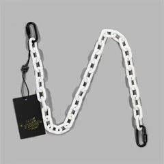 Cute Black Jeans Chain Silver Double Layers Resin Light Wallet Chains Panties Chain For Men
