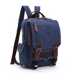 Black Sling Bag for Big Man –  Convertible Canvas Large Sling Backpack – Large Canvas Sling Bag for Big Guys