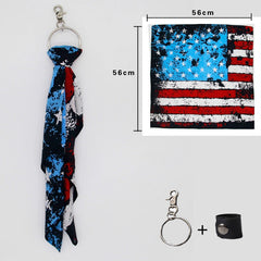 Black Paisley Bandana Kerchief Trousers Chain Pants Chains Biker Headscarf Jeans Chain Pants Chain