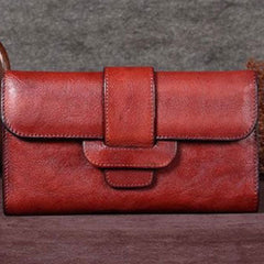 Vintage Women Leather Wallet Long Wallets Long Wallet For Women
