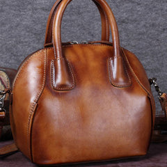 Genuine Leather Handbag Vintage Crossbody Bag Shoulder Bag Purse For Women