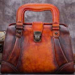 Genuine Leather Handbag Vintage Bag Shoulder Bag Crossbody Bag Purse For Women