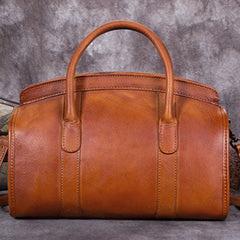 Genuine Leather Handbag Briefcase Bag Vintage Crossbody Bag Shoulder Bag Purse For Women Mens