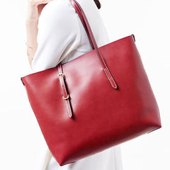 Genuine Leather handbag shoulder bag large tote for women leather shopper bag