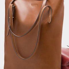 Genuine Leather handbag shoulder bag large tote for women leather shopper bag