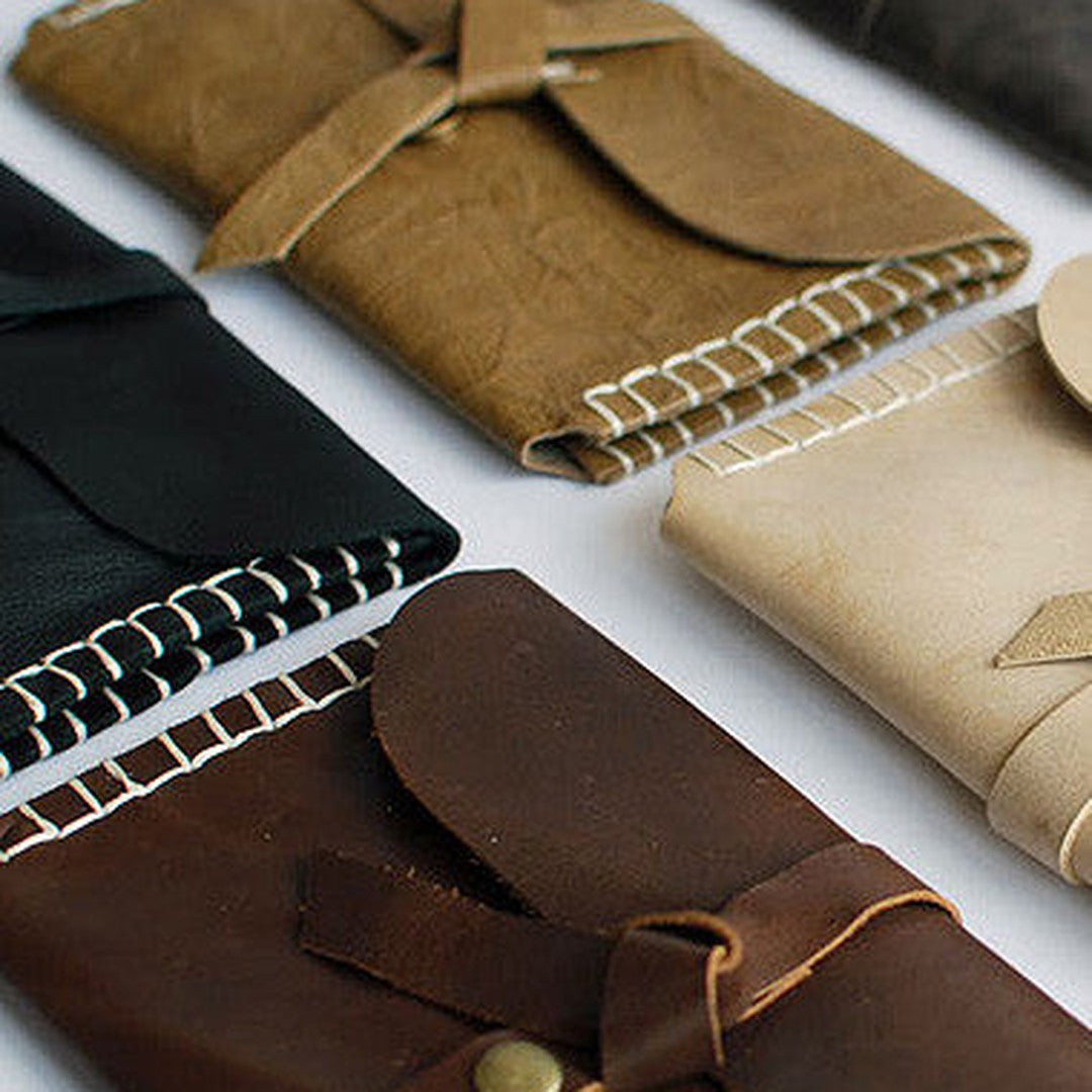 Handmade vintage womens leather long wallet leather envelope long wallet for women
