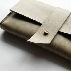 Handmade vintage womens leather long wallet leather long wallet for women