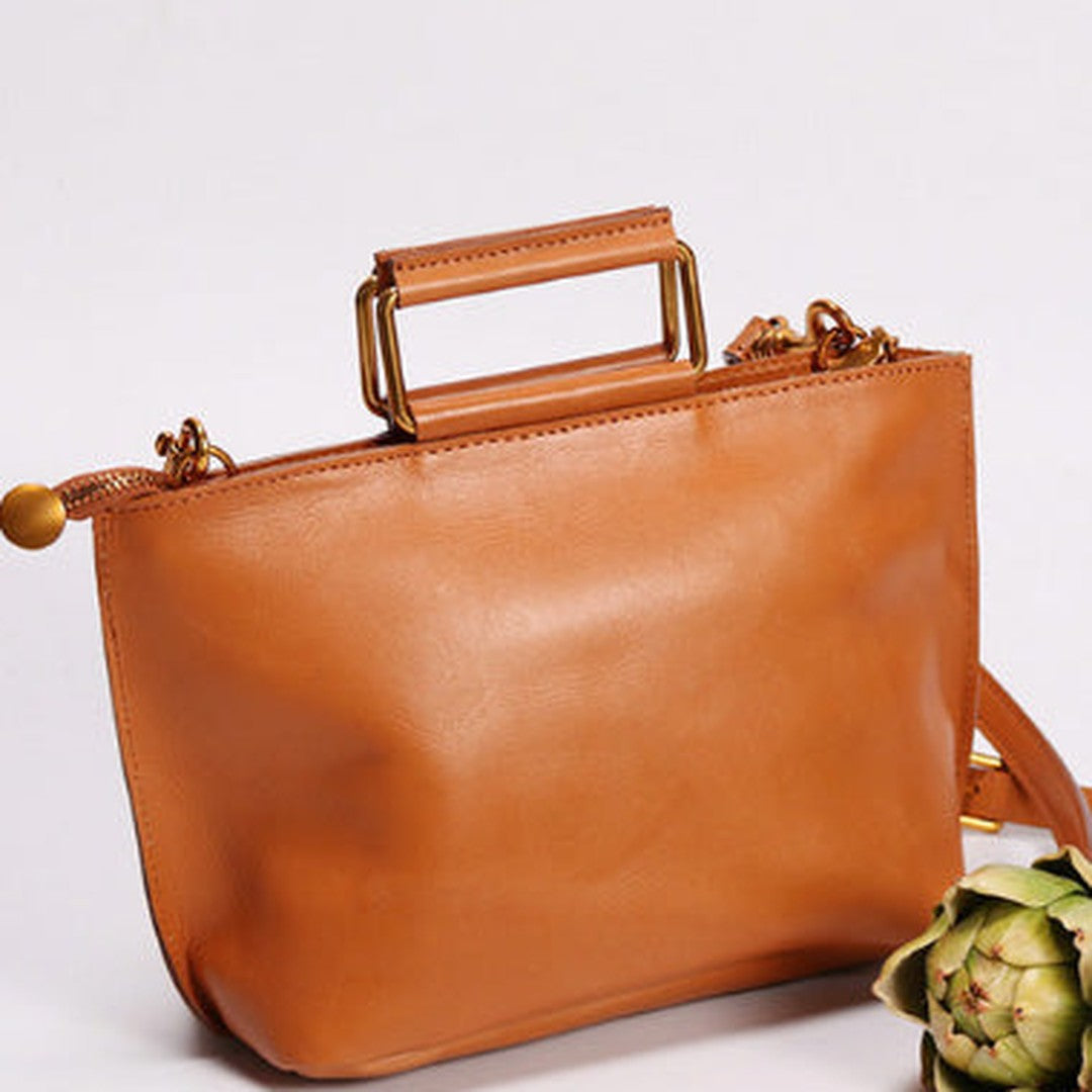 Handmade Leather Tote Purse Handbag Shoulder Bag Large for Women Leather Shopper Bag