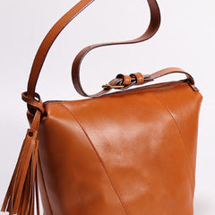Handmade Leather Messenger Bag Purse Satchel Bag Leather Shoulder Bag for Women
