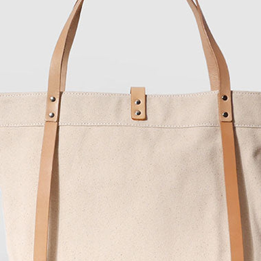 Handmade Canvas Leather purse handbag shoulder bag for women leather tote bag