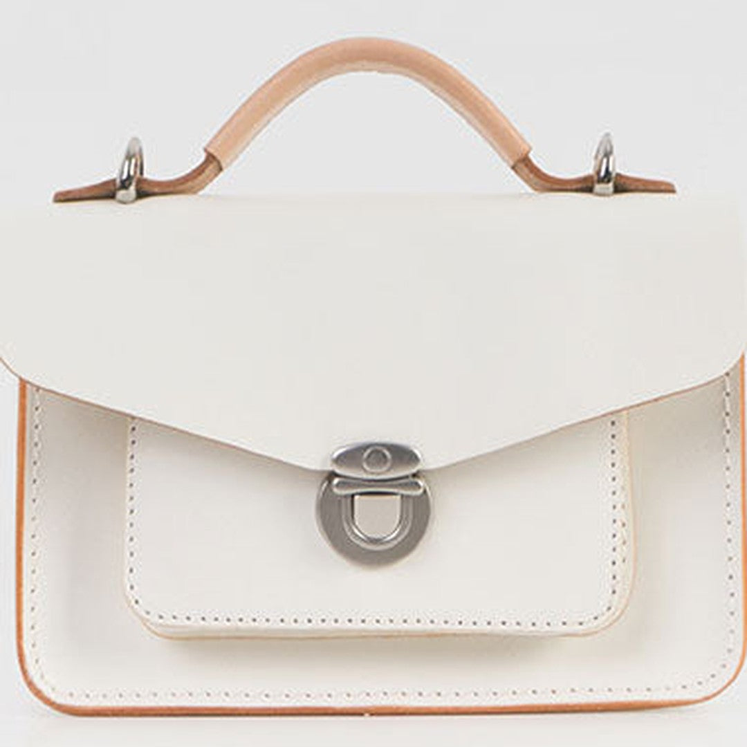 Handmade Leather Women messenger stachel bag purse shoulder bag small white phone crossbody bag