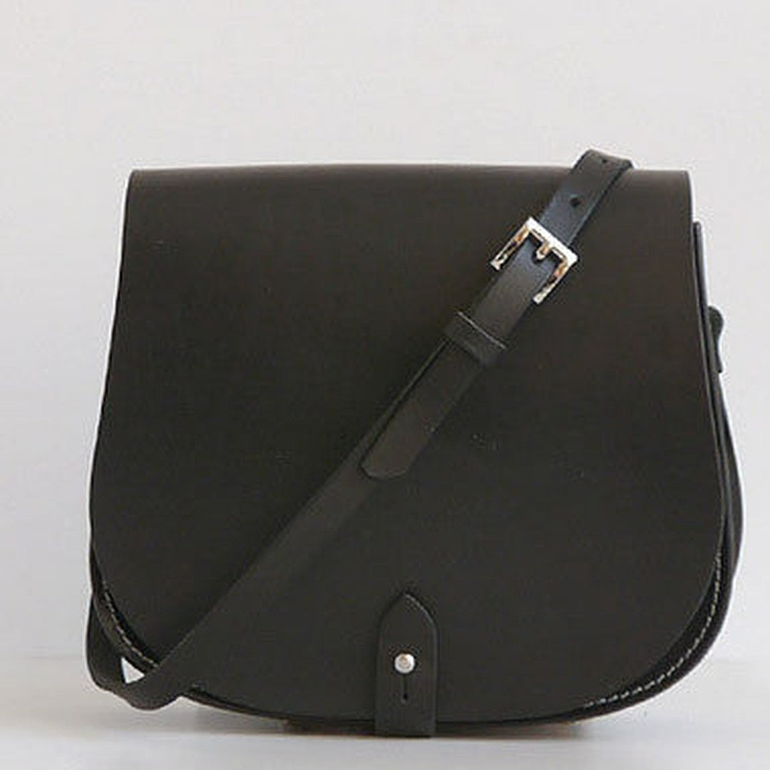 Handmade Leather crossbody bag shoulder bag small black for women leather shoulder purse