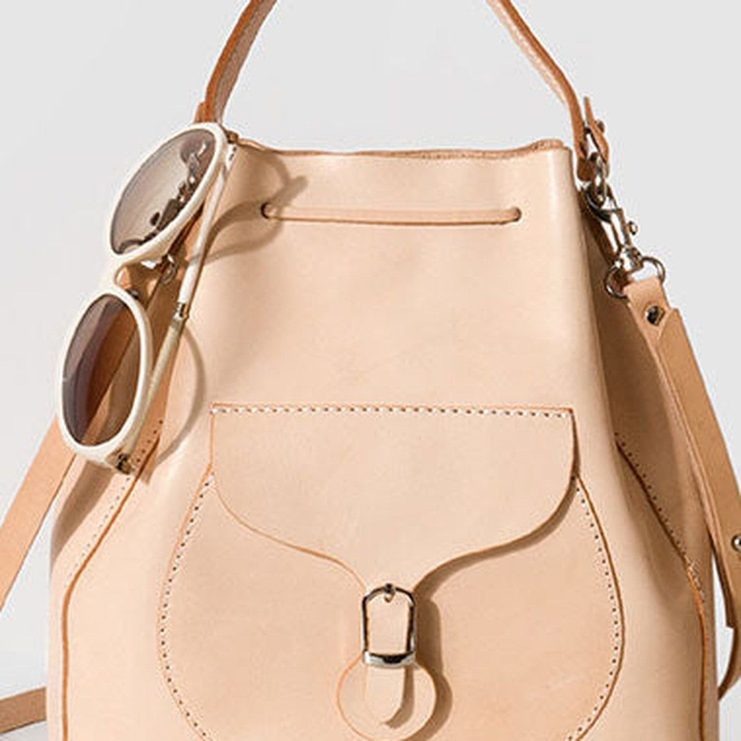 Handmade Leather handbag shoulder bag yellow brown for women leather shoulder bag