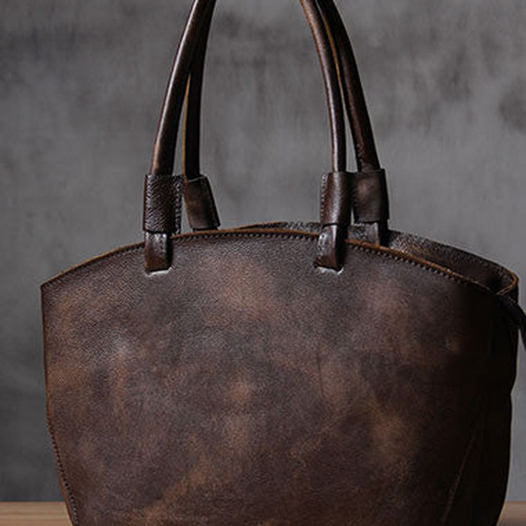 Handmade Leather womens handbag purse shoulder bag for women