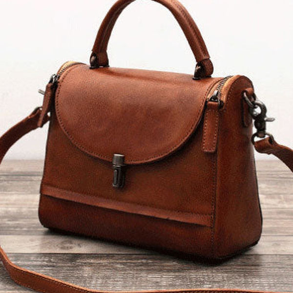 Handmade Leather phone bag handbag purse for women leather shoulder bag crossbody bag